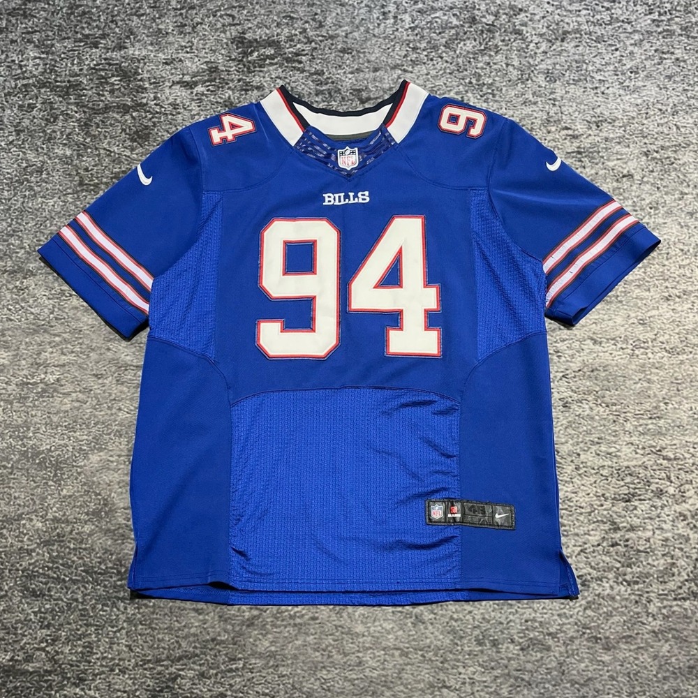 Nike On Field Mario Williams Buffalo Bills Jersey Size 48‎ XL Blue Home NFL #34